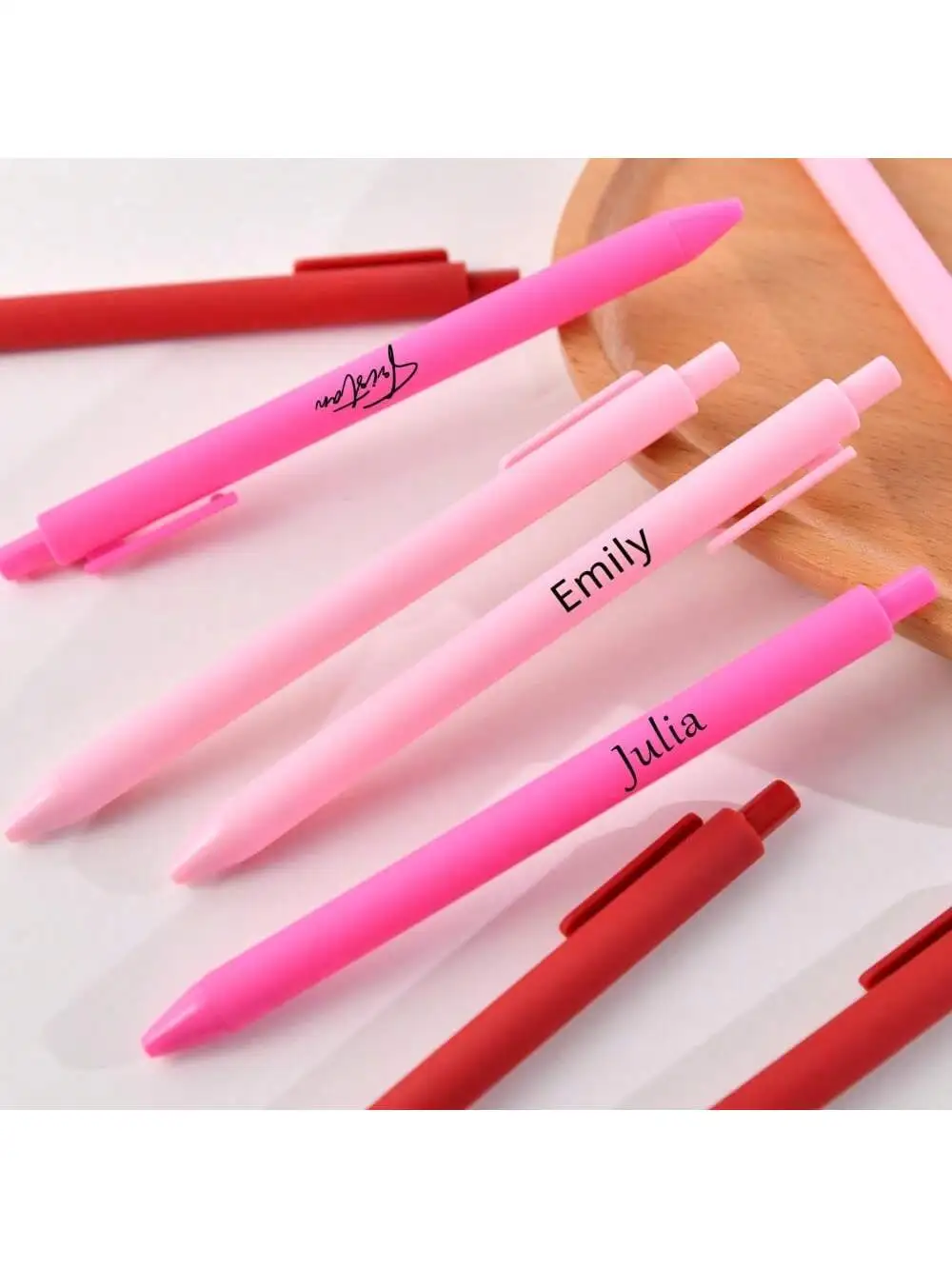1PC personalized pen, ideal gift for Back to school season，anniversary or wedding, personalized custom gift, bright macron color view 3