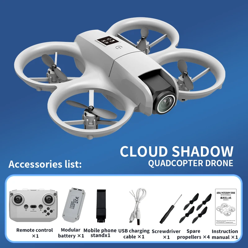 Nieuwe H135 Mini Drone WIFI FPV Hover Professionele 4K Camera Pocket Coloful Lights Dron Rc Vliegtuig Opvouwbare Quadcopter RC speelgoed Geschenken