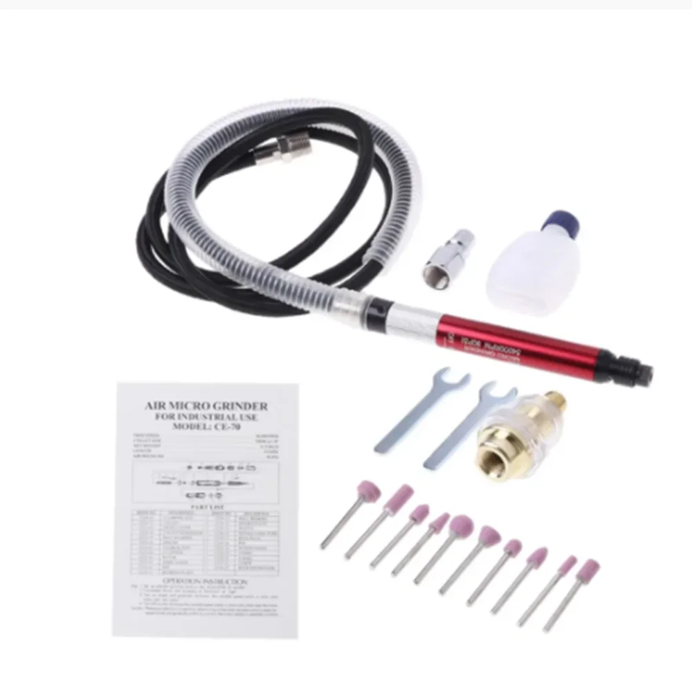 Mini Air Micro Die Grinder Kit Light Weight Pencil Shaped Design Rotary Cutting Polishing Tool Small Size