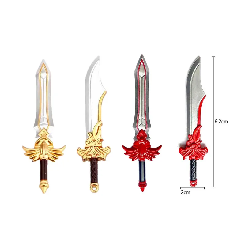 Militärische Bausteine mittelalter liche Soldaten figuren Geschenke Waffen ausrüstungen Zubehör alte Schwerter Messer Moc Mini Ziegel Spielzeug