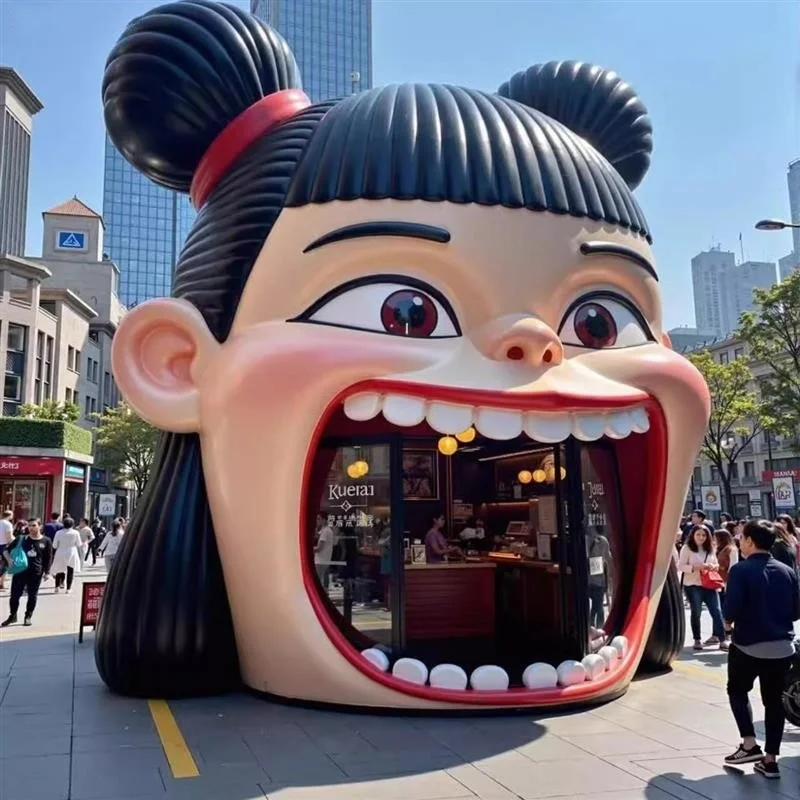 

Nezha devil child descended into the world carving i plastic kindergarten cartoon decoration animation Nezha fiberglass dealer