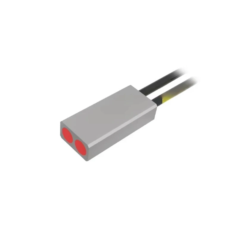 High-power fiber optic sensor diffuse reflection focused beam of light anti-bending fiber optic sensor probe