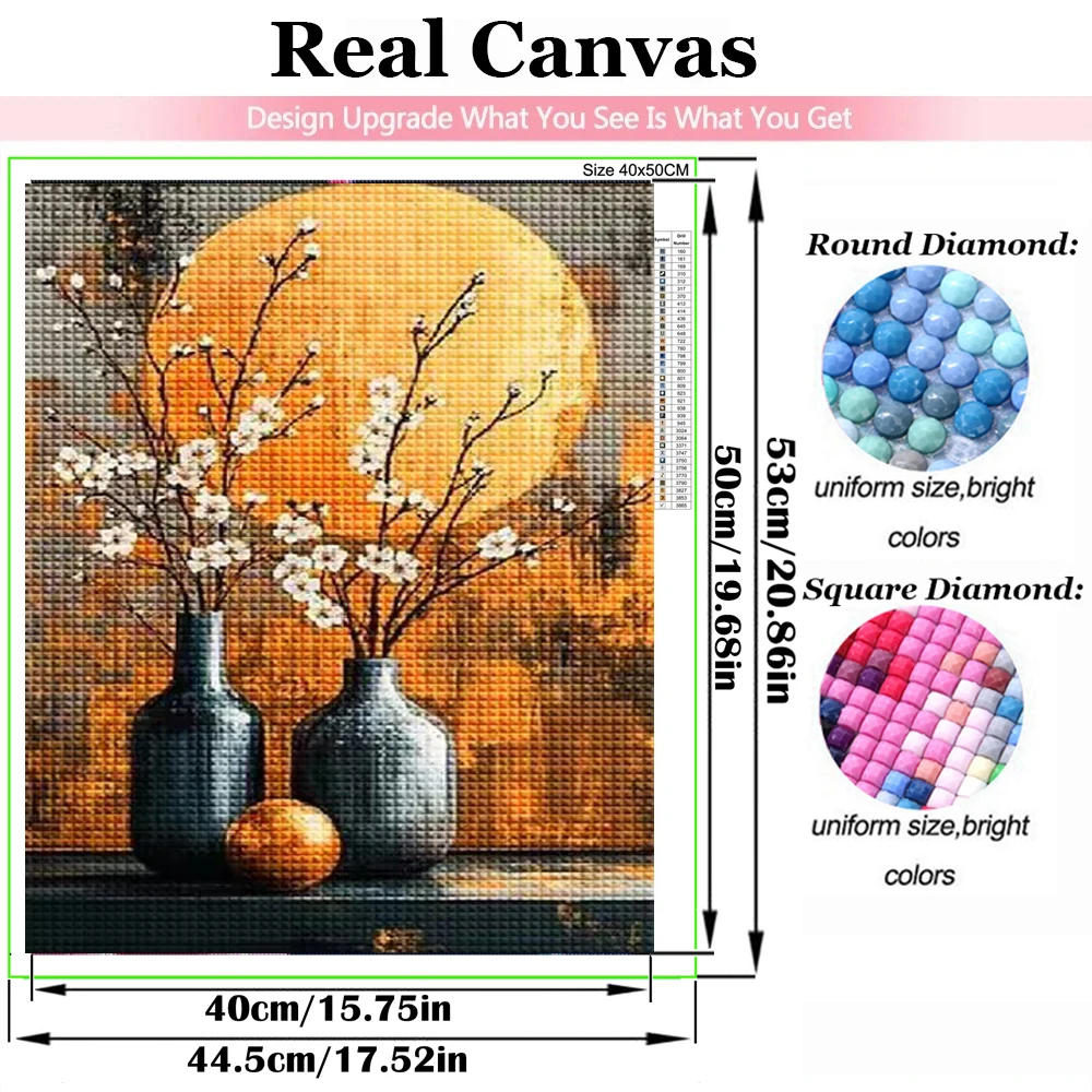 Pintura de diamante 5D DIY, re - Florist Supply Vases reseña y precio