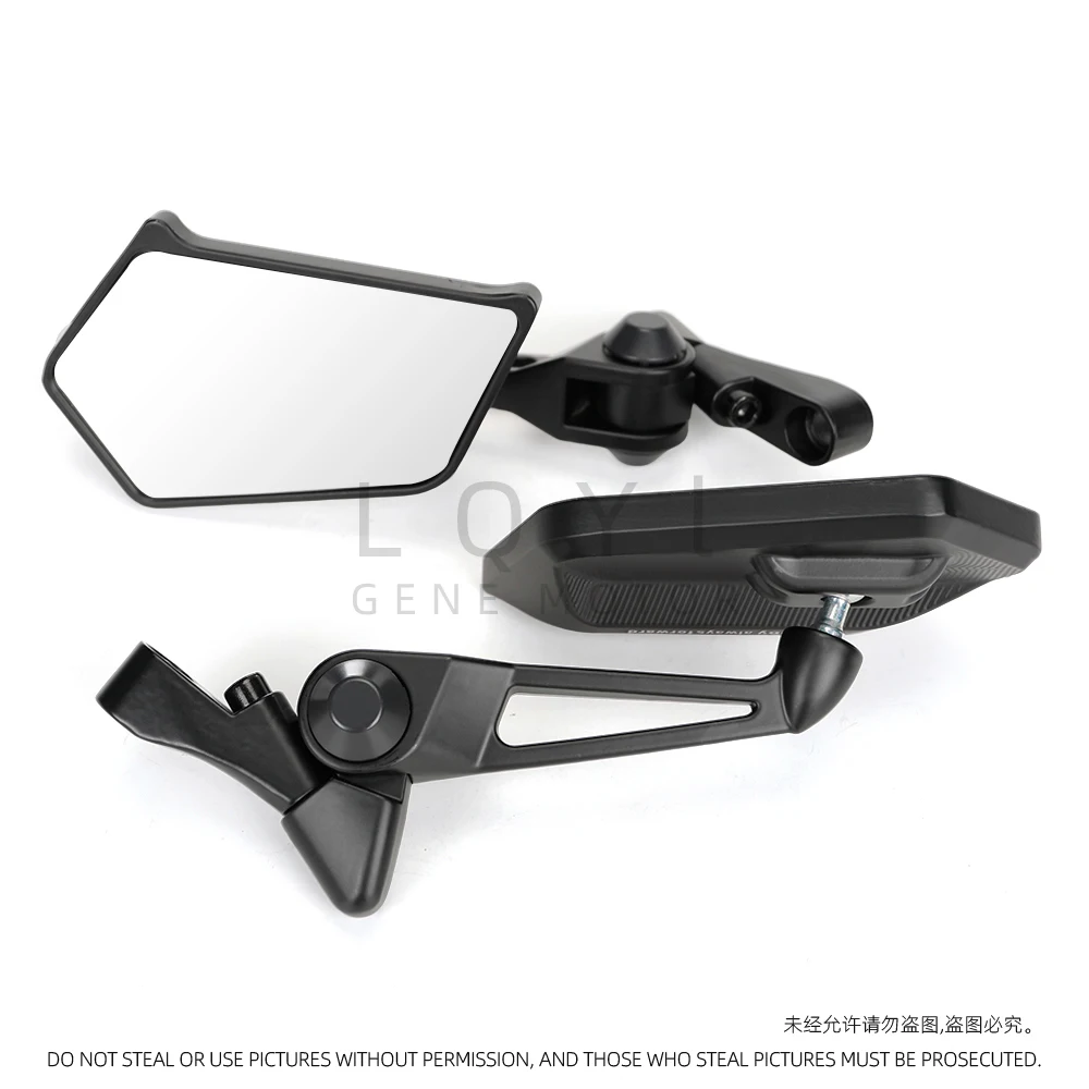 

2pcs 10mm Motorcycle Rearview Mirrors Wide Angle Adjustable Bicycle Bike Handlebar Side Flexible Rear View Mirror