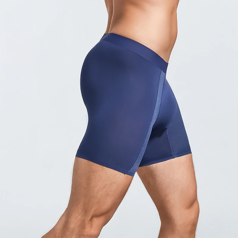 Große lange Bein Männer Unterwäsche weiche große Größe modale Höschen Sport Boxershorts hochwertige nahtlose verlängerte Unterhose