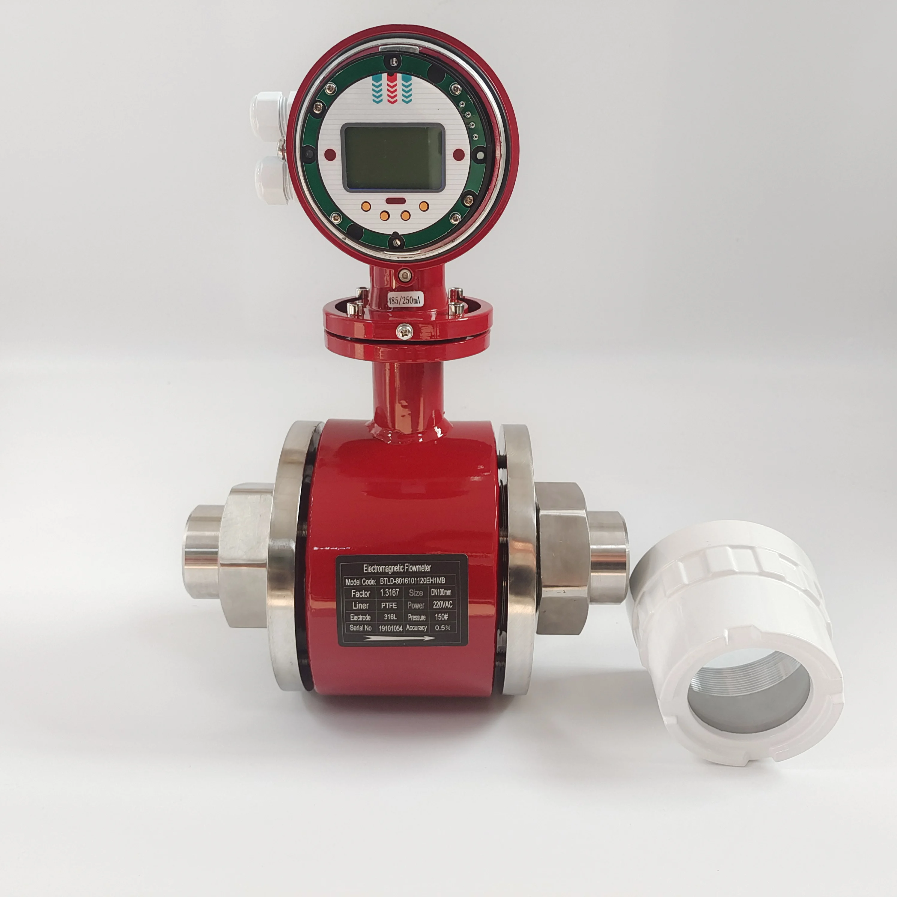 caustic soda acid flow meter medidor de flujo electromagnetico rs485 electromagnetic flowmeter