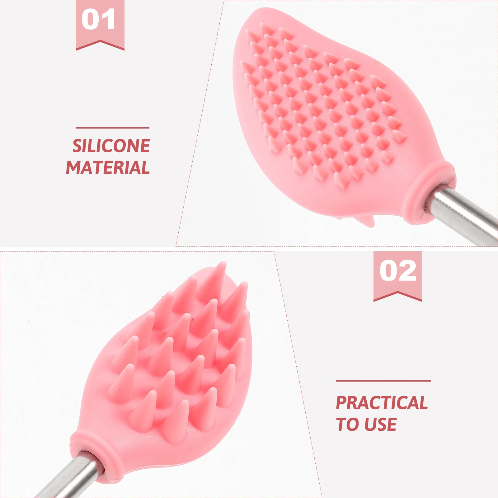 

Retractable Back Scratcher Comfortable Smooth Surface Long Handle Durable Portable Body Scratcher Tool for Adults Convenient Use