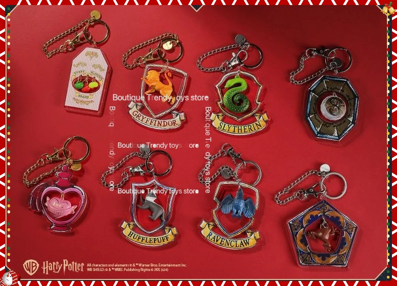 قلادة صندوق أعمى متأرجح من الأكريليك من مينيسو هاري بوتر - سلسلة مفاتيح إبداعية كرتونية أصلية