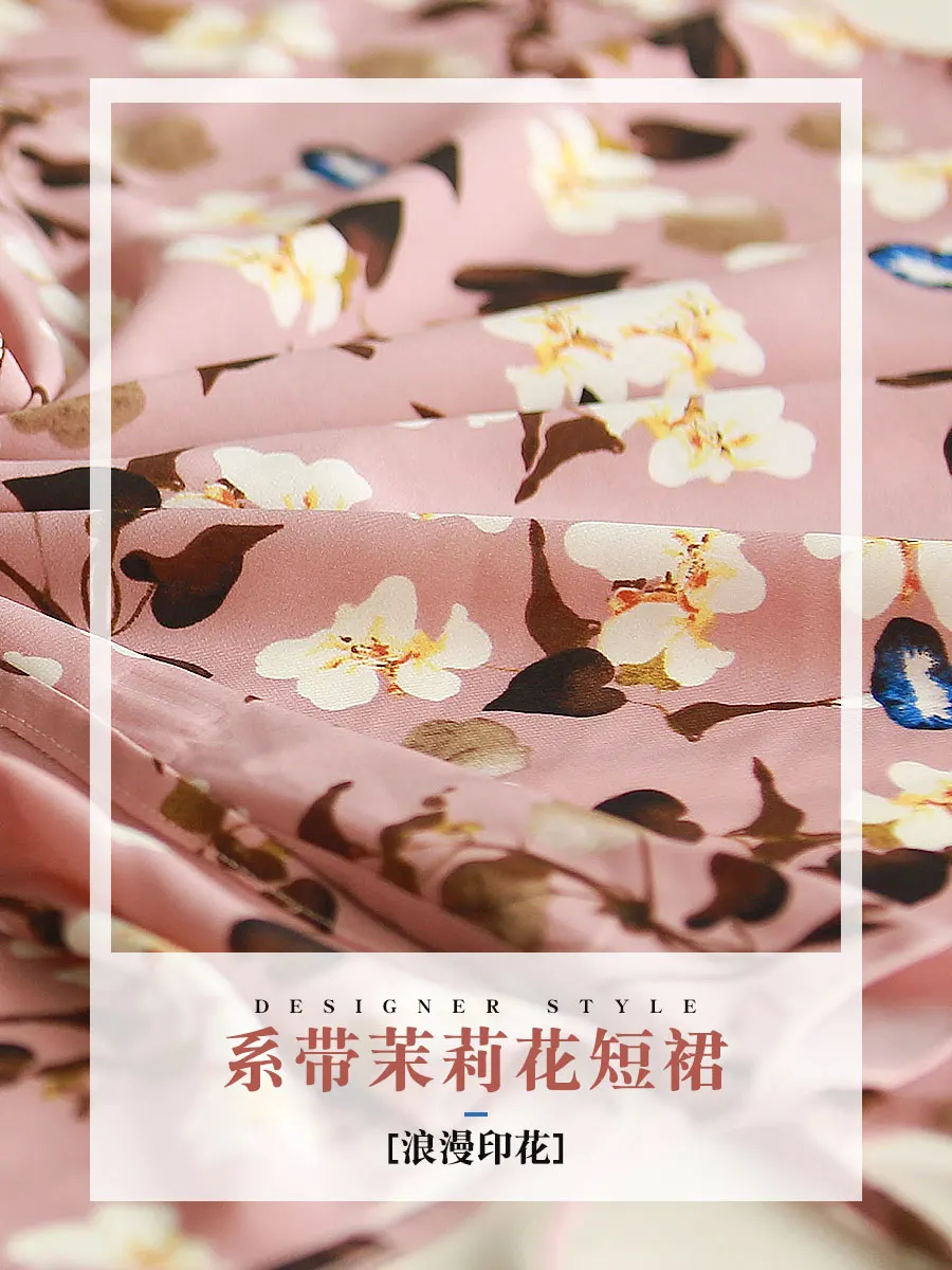 Gonna da ballo per balletto Bambini adulti Body in chiffon per pratica di fiori Tutu Abito da ballo per balletto avvolgente con stampa floreale da donna