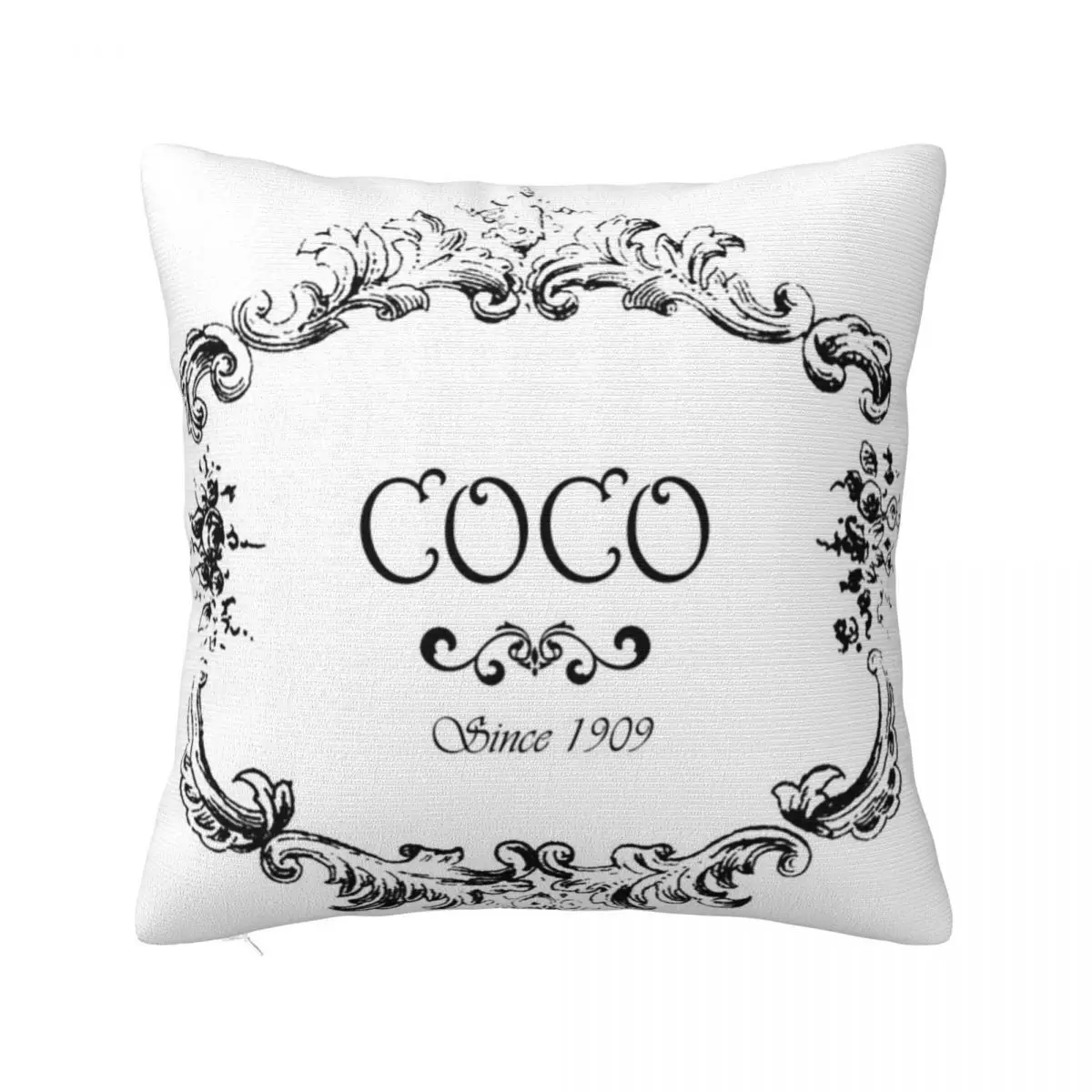 Coco Logo Vintage Old Style Headboards Cover For Pillow 45X45 Cushions Cover Pillow Case Pillow Cover