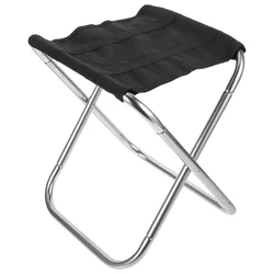 Outdoor portátil alumínio liga Folding Stool, pé do jardim, cadeiras leves, pequeno banco dobrável, pano Oxford