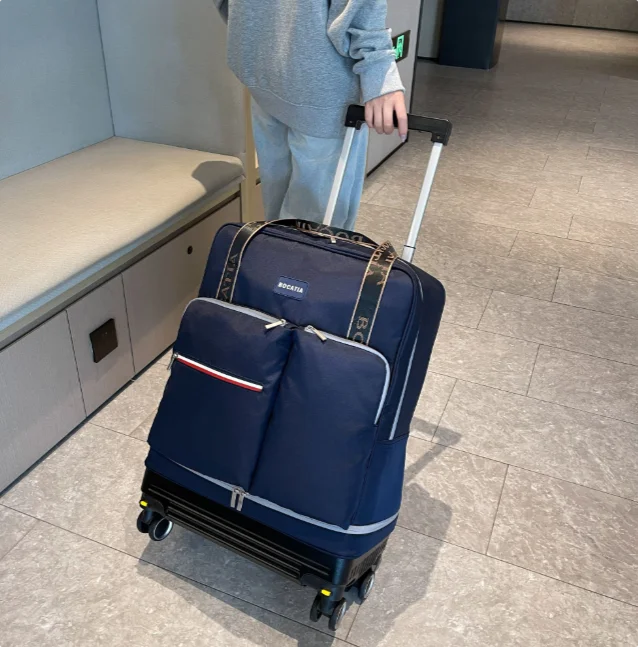 

Мужская дорожная сумка-чемодан на колесах, легкий чемодан-спиннер для путешествий, дорожная сумка-дафл для мужчин и женщин