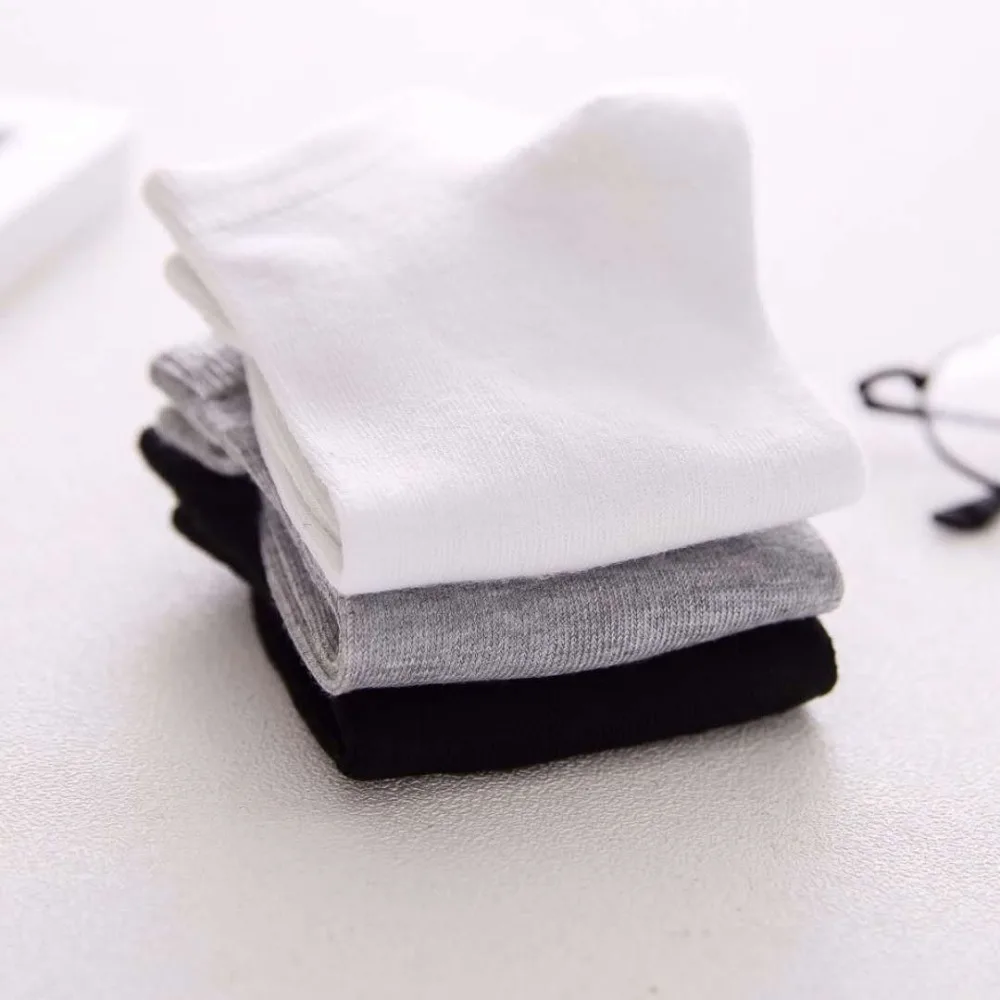 

5Pairs New Casual Boat Socks Solid Color Breathable Low Cut Ankle Socks Thin Comfy Hosiery Unisex