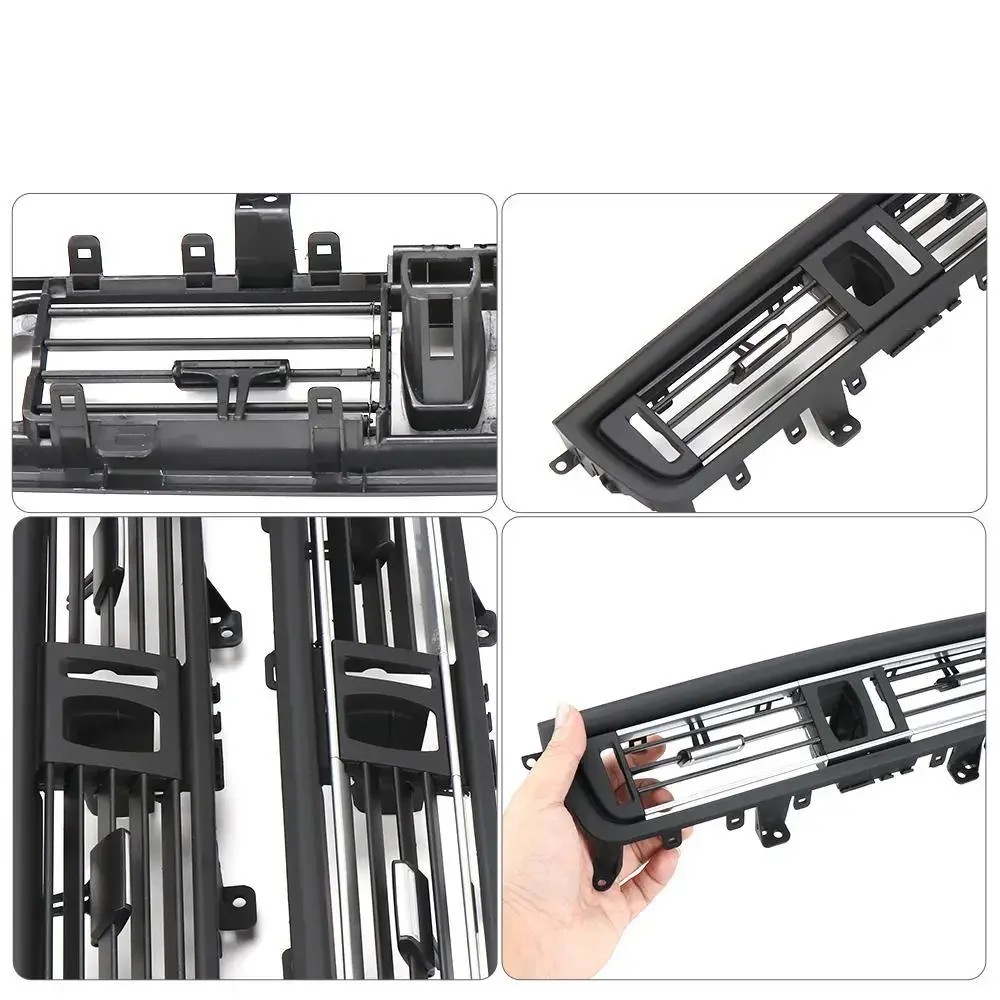 2 Styles Front Console Grill Dash AC Air Conditioner Vent For BMW F10 F11 F18 520i 523i 525i 528i 535i 64229166885 64229209136