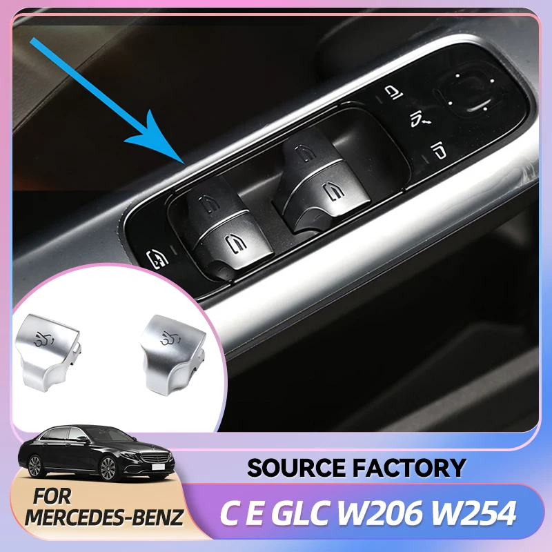 

Наклейки для интерьера, класс, седан, переключатель главого окна, ремонтная кнопка, крышка дверного стекла, переключатель управления, крышка ключа для Mercedes Benz W206