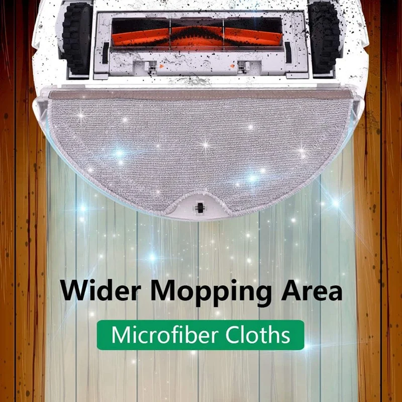 Almohadillas lavables para paños de fregado, filtros de tanque de agua para aspiradoras Robot Roborock S6, S6 Pure, S6 Maxv, S5 Max, S5, E4, E35 E2