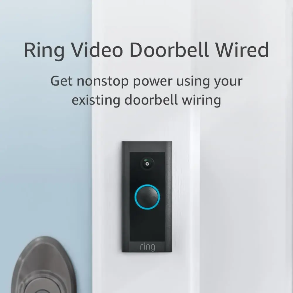 

Wired Video Doorbell, HD Two-Way Talk, Motion Detection, Real-Time Alerts, Home Security (Wire Required)