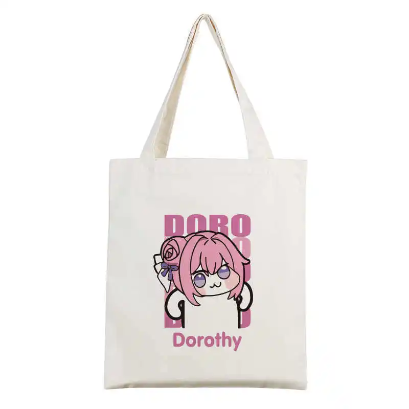 Spiel GÖTTIN DES SIEGES: NIKKE Doro Umhängetasche Sexy Dorothy Männer Frauen Leinwand Handtasche Cosplay Cartoon Student Tägliche Aufbewahrungstasche