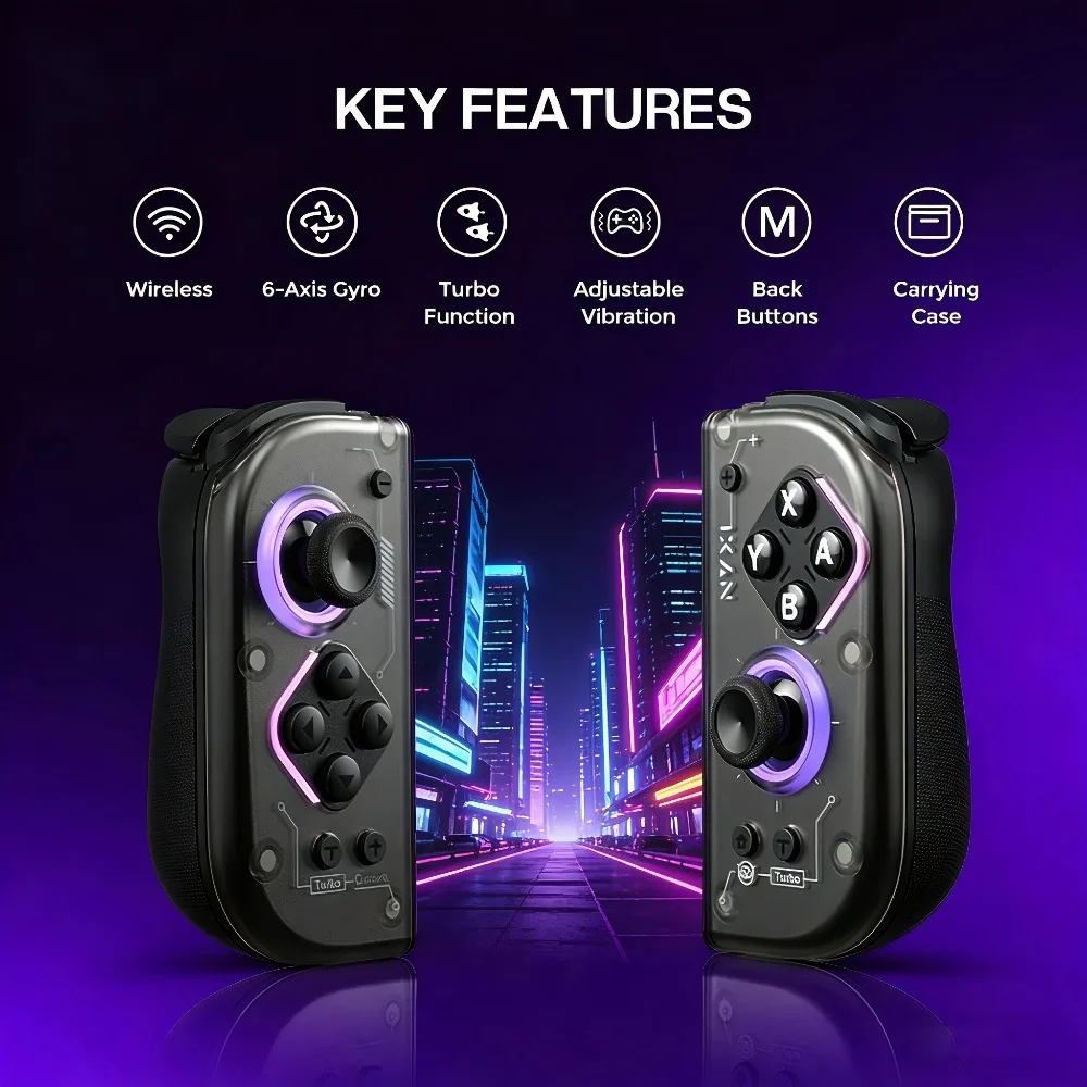 NYXI Hyperion 2 Wireless Game Controller Dual Hall Joycon Gamepad  for NintendoSwitch/Switch OLED/Switch Lite Controller - view 5