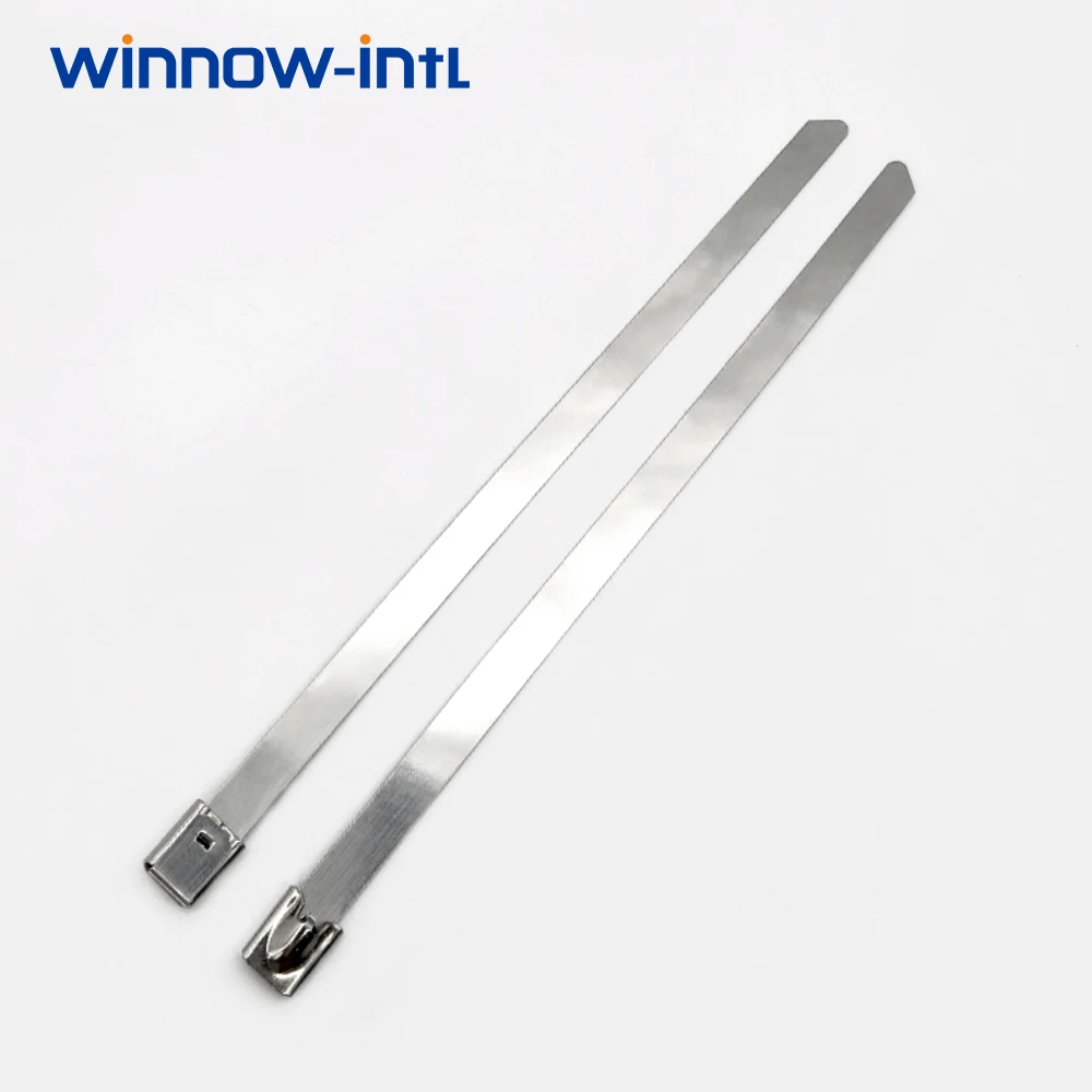 20/40/60/100Pcs 4.6*150 Stainless Steel Metal Cable Tie Exhaust Wrap Locking Metal Zip-Exhaust Multifunctional Locking Cable Tie