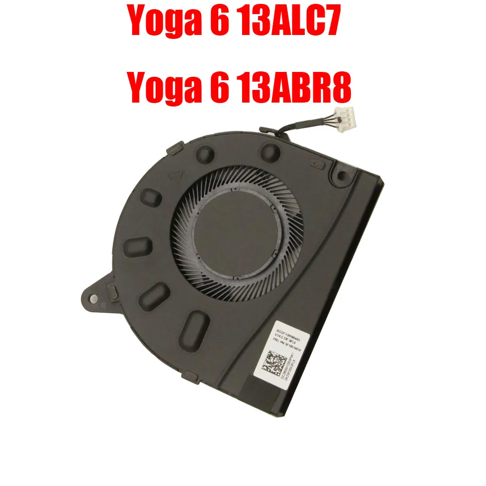 Laptop CPU Cooling Fan For Lenovo Yoga 6 13ALC7 Yoga 6 13ABR8 5F10S14015 5F10S14014 B6505ASHNF2100TN DC5V 0.5A New