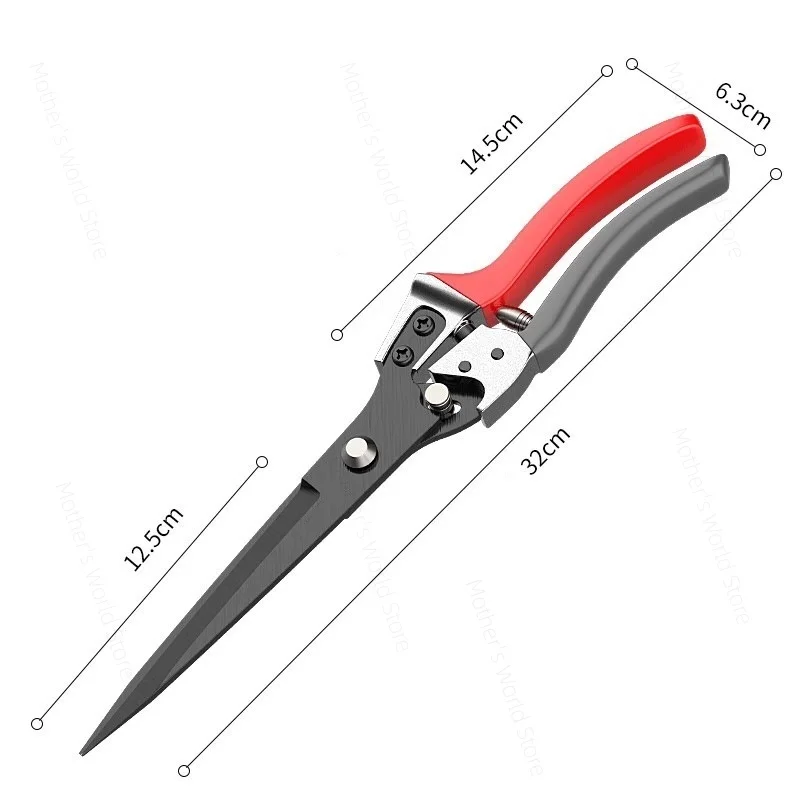 Sheep Shears Heavy Duty, Forged Steel Spring-Loaded Wool Cutting Scissors, Livestock Grooming Tool for Farm & Ranch 1