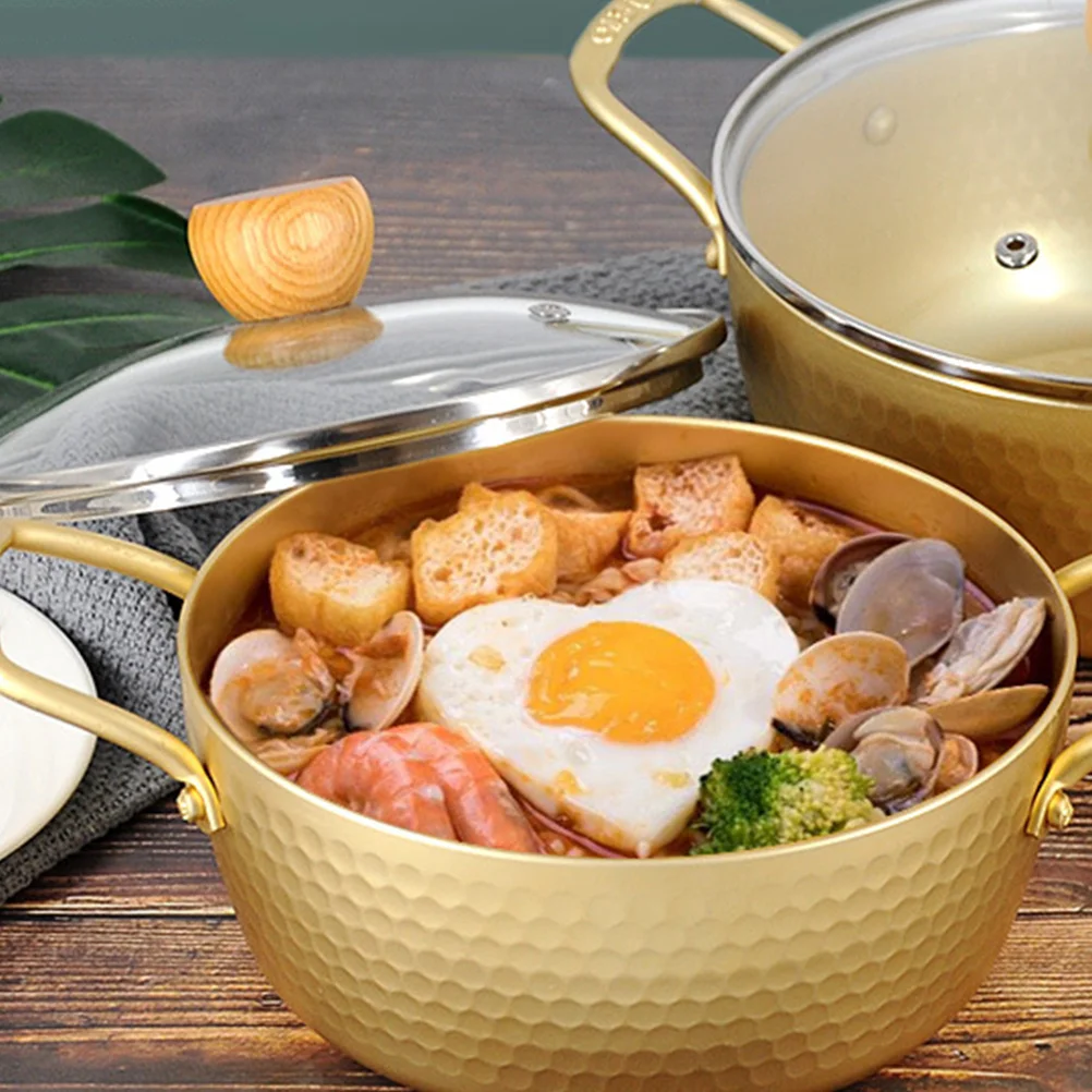 Ramen Pot Stainless Steel Noodles Small Instant Cook Cooker for Korean Cooking Pots