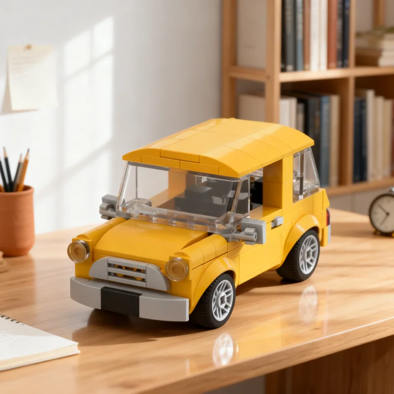 

139 шт. MOC City Mini Cooper модель строительные блоки архитектура DIY творческое образование Рождественский подарок идея игрушки кирпич на день рождения