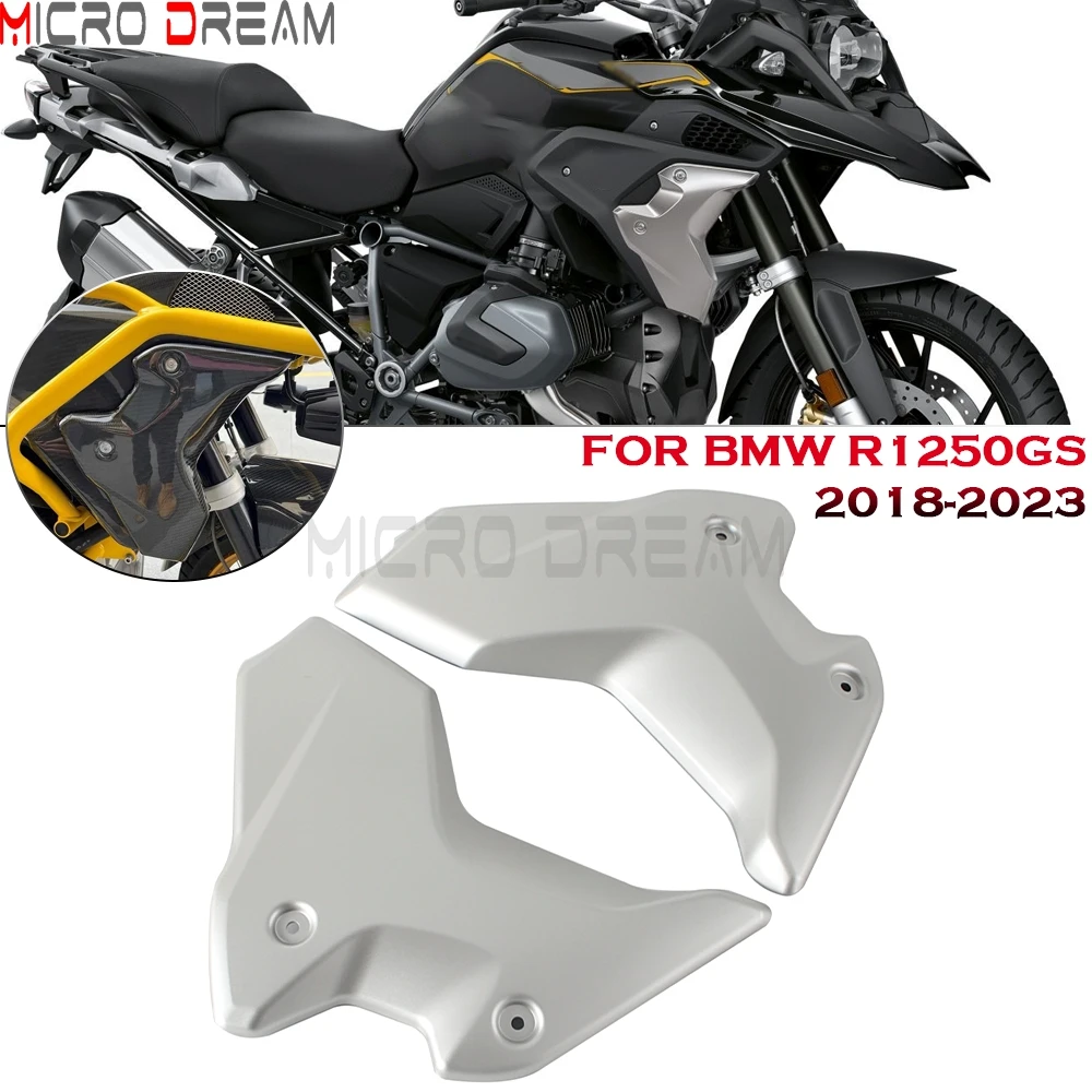 

Motorcycle Front Radiator Side Cover For 18-23 BMW R1250GS R1250 GS R 1250GS Left/Right Radiator Frame Guard Panel Fairing Cowl