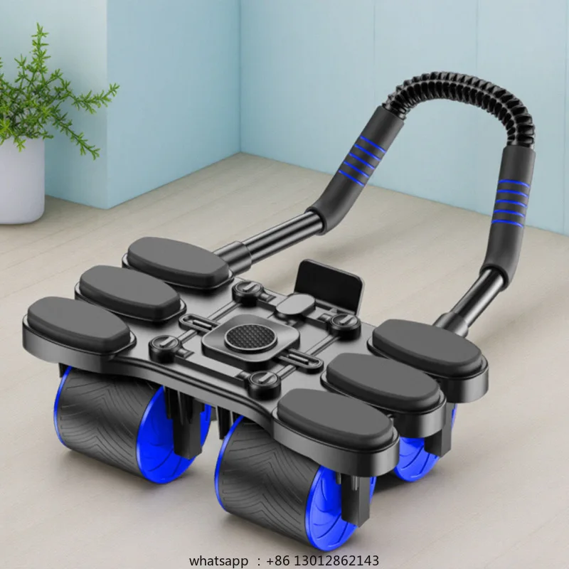 

2025 model upgraded silent abdominal exercise wheel, with automatic rebound function, waist and abdominal muscle training equipm