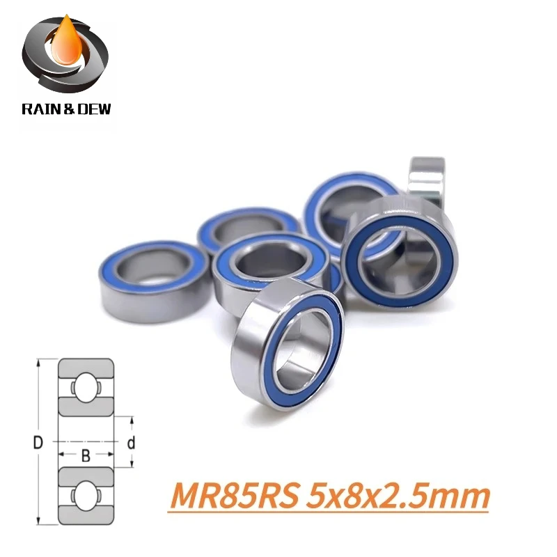 4WD Off-Road Truck Ball Bearings Upgrade Parts RC Car Bearing Kit Precision Sealed Bearings Set For ARRMA Big Rock 3S 1/10