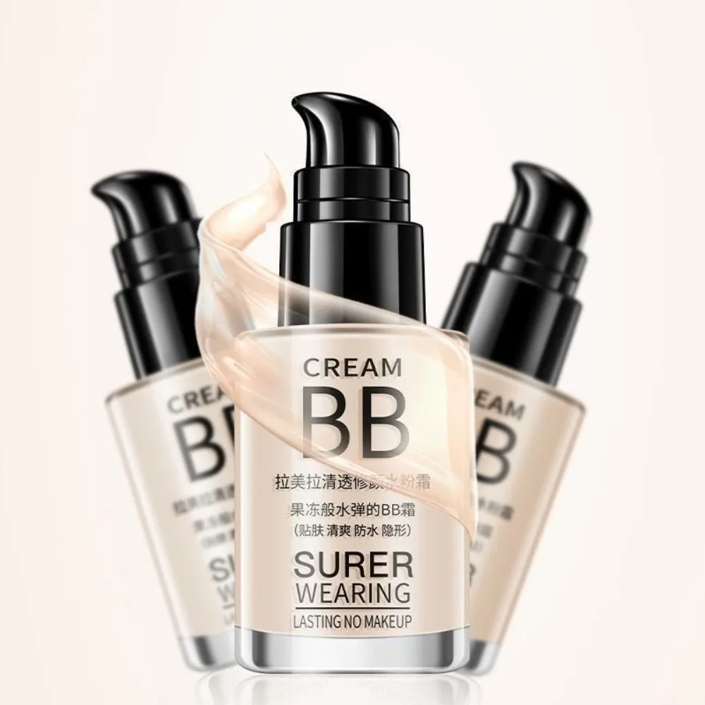 Makeup Tool 3 Color Matte Liquid Foundation Waterproof Oil Control Face Base Liquid Facial Cream Long Lasting BB Cream