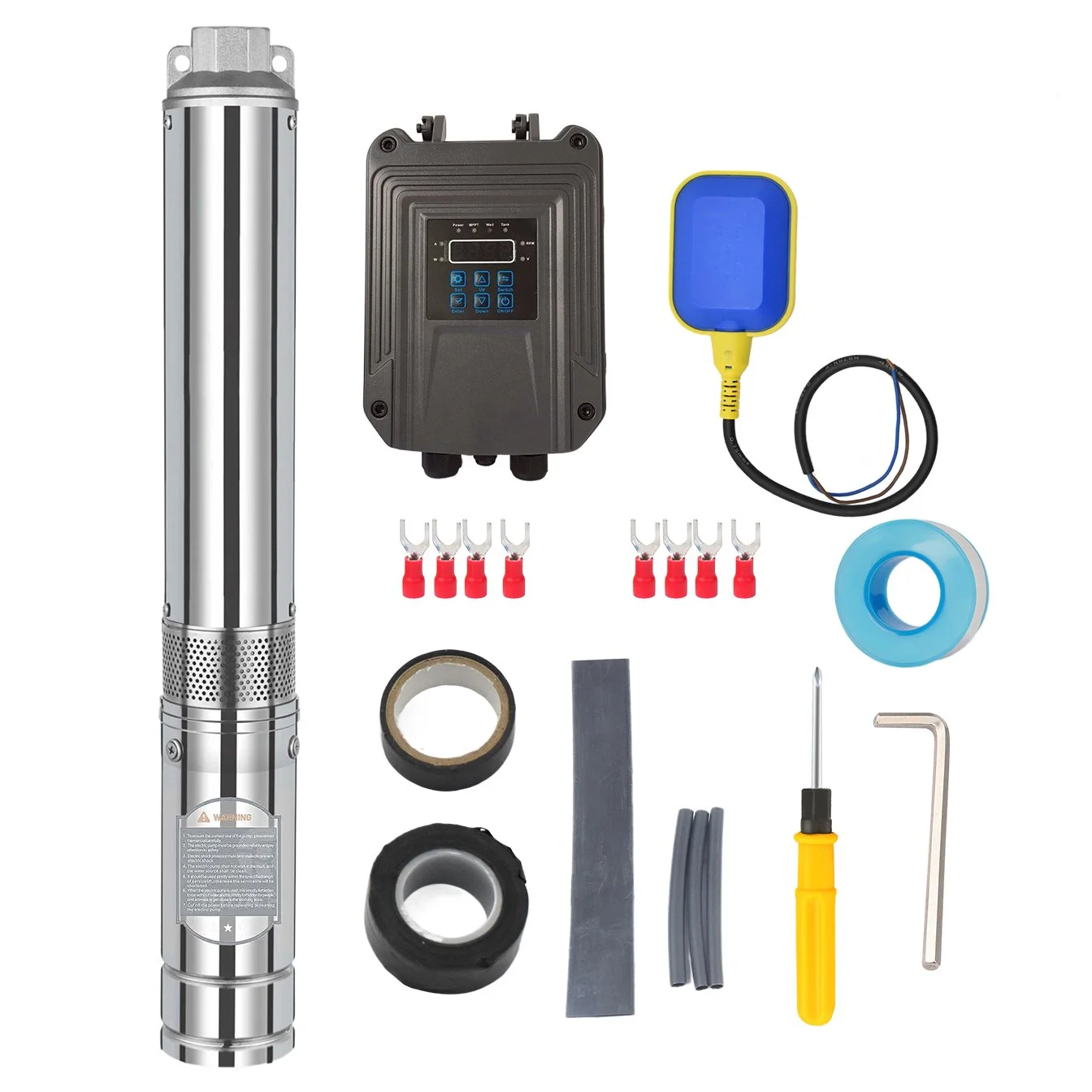 mpeller مع ماكس رئيس 95 متر 72 فولت مضخات الآبار الشمسية 4 بوصة 750 واط تيار مستمر فرش للتخصيص OEM مضخة مياه الطاقة الشمسية 72 فولت #2