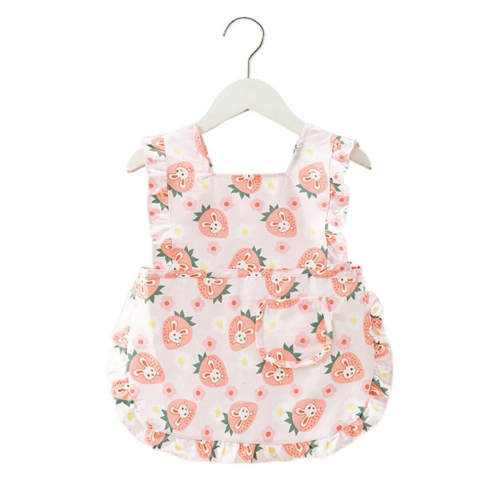 

Cute Anti-dirty Baby Feeding Bib Waterproof Cartoon Saliva Towel Burp Apron Comfortable Rabbit Kid Printed Apron 0-4 Years Old