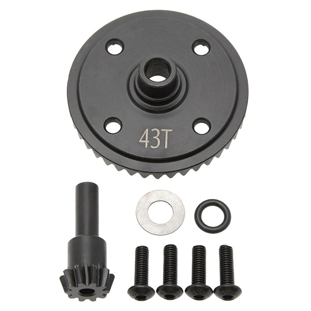 

10-43T Stainless Steel Wave Box Helical Gear for Arrma 1/8 Kraton 6s 1/7 Fireteam Gear Accessory RC Toy Parts