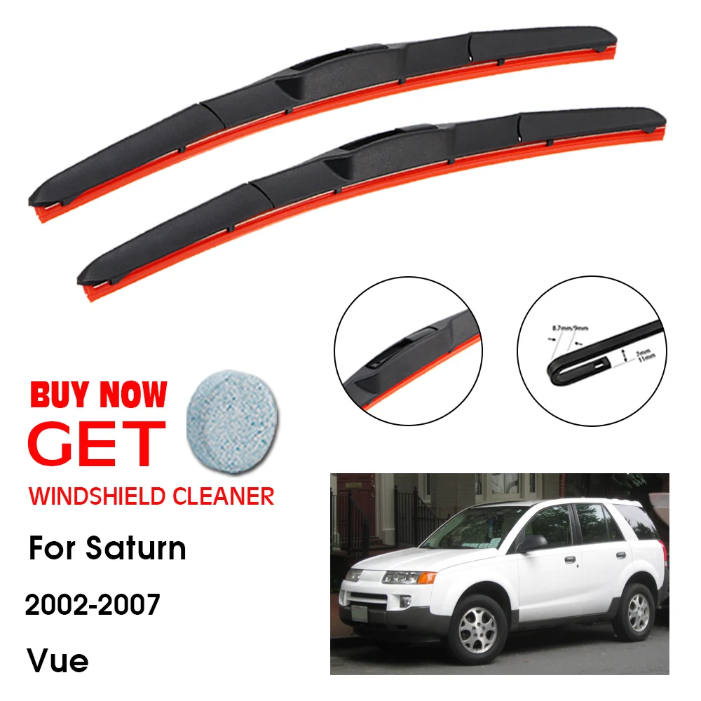 

Стеклоочиститель автомобильный для Saturn Vue 24 дюйма + 19 дюймов 2002-2007, стеклоочиститель лобового стекла, стеклоочистители из силикагеля, аксессуары