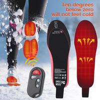 Heated Insoles USB Heated Shoe Insoles for Feet Electric Foot Warmer Remote Control Electric Foot Warmers Heater for Hunting