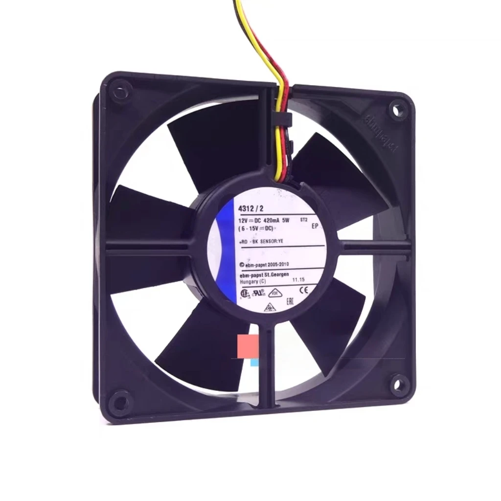 For 4312/2 German  Fan DC12V 420mA 5W 12032 12CM Robot Fan