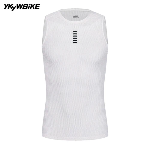 Imagen 1 del producto YKYWBIKE-Chaleco de ciclismo para hombre, capa Base deportiva, camiseta de verano para montar en bicicleta, camiseta interior de malla para carretera, ropa interior para bicicleta, ropa de ciclismo para mujer