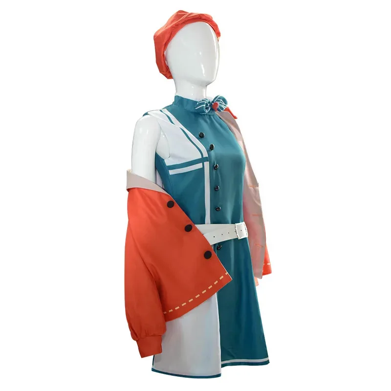 Juego Reverse 1999 uniforme de Cosplay Regulus peluca vestido abrigo sombrero gafas Halloween Navidad disfraz para mujeres jk;6