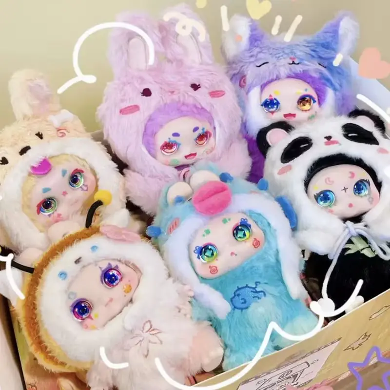 In Stock Kimmon Blind Box Second Generation mimon Dreams Ofthe Wilderness Series Plush Dolls Toys Kawaii Mystery Box Xmas Gifts