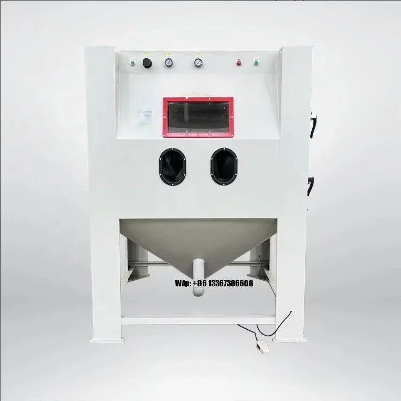 Small Footprint Sand Blasting Machine for Automotive Jewelry Industry with After-sales Service Core Motor Component
