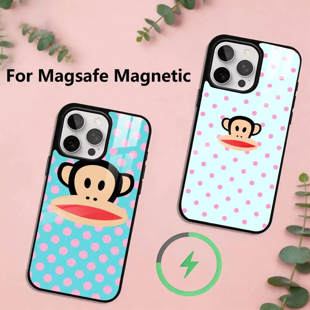 

Fashion Logo P-Paul f-Frank Phone Case For iPhone17,16,15,14,13,12,11 Plus,Pro Magnetic For Magsafe Wireless Charging