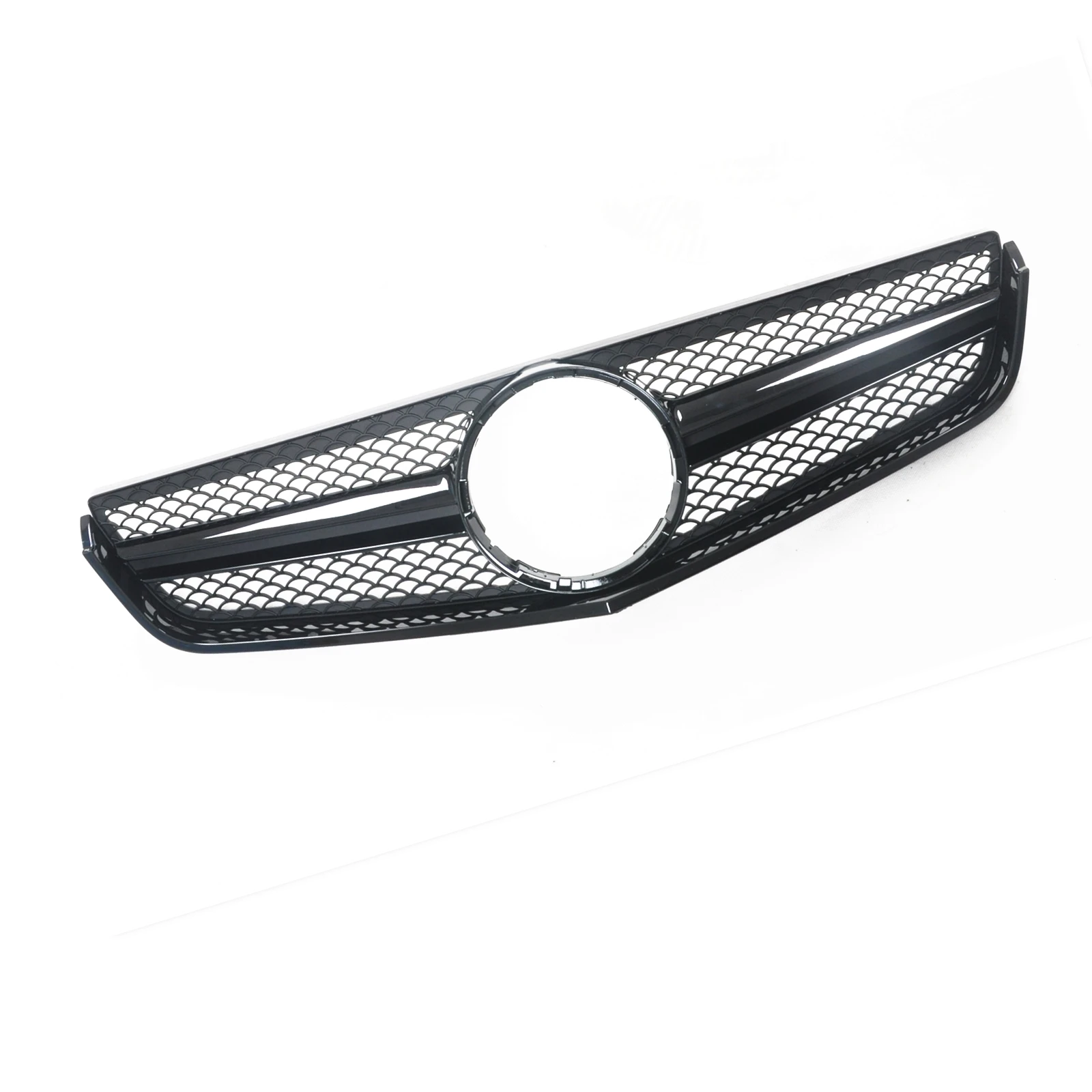 Racing Grill Upper Bumper Hood Mesh Grid Front Grille For Mercedes-Benz W207 E Coupe 2 Door E250 E300 E350 E500 E550 2009-2013