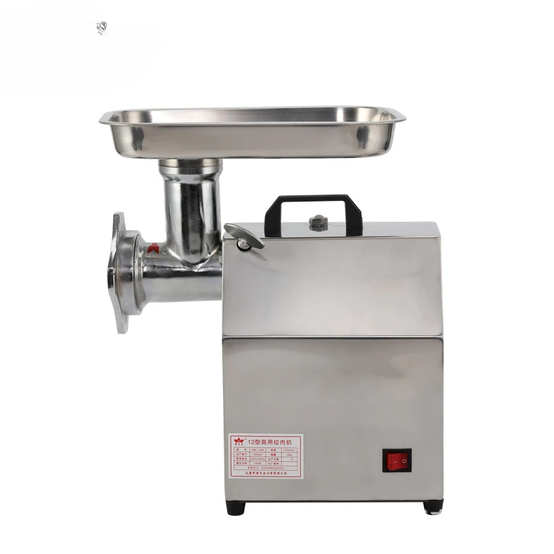 

12 type semi-steel stainless steel electric commercial small meat grinder meat grinder enema machine foreign trade factory