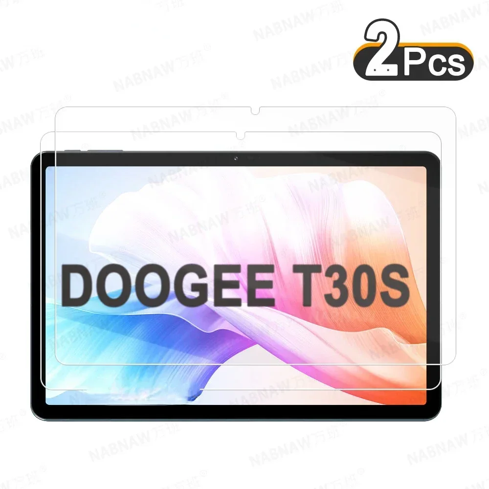 2 Pieces HD Scratch Proof Screen Protector Tempered Glass For DOOGEE T30S 11-inch Tablet Protective Film Oil-coating