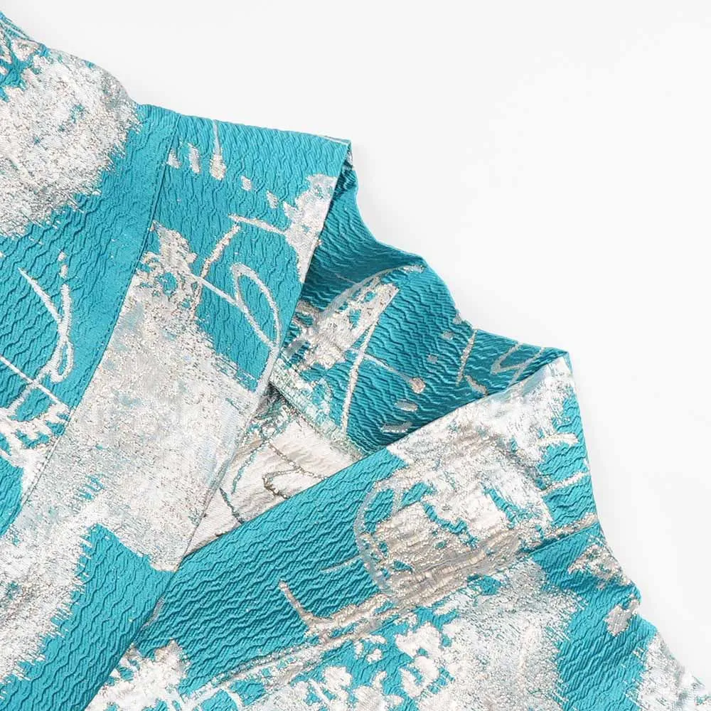 2025 Nieuwe Ankara Afrikaanse Print Plus Size Loose Fit Moslim Maxi Abaya Kaftan Jurk met Bijpassende Hijab Sjaal Jacquard Stof