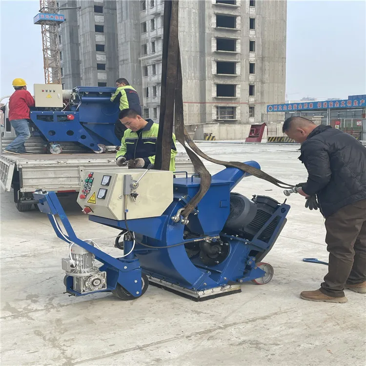 Customize Steel Ball Recycling System Portable Abrator Shot Blaster for Concrete Pavement  Shot Blasting Machine Price