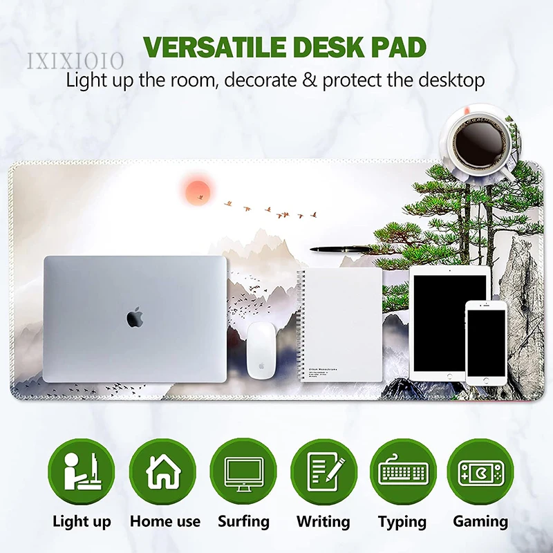 Mountain Aesthetics Mouse Pad Gamer XL Home Large Mousepad XXL Playmat Office Non-Slip Soft Carpet Computer Mouse Mats Mice Pad
