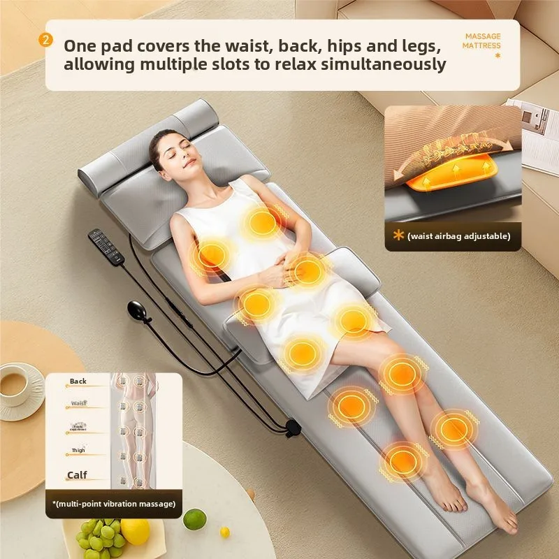 Massager for the whole body kneading supporting the back neck spine waist multi-functional massager for home use airbag mattress